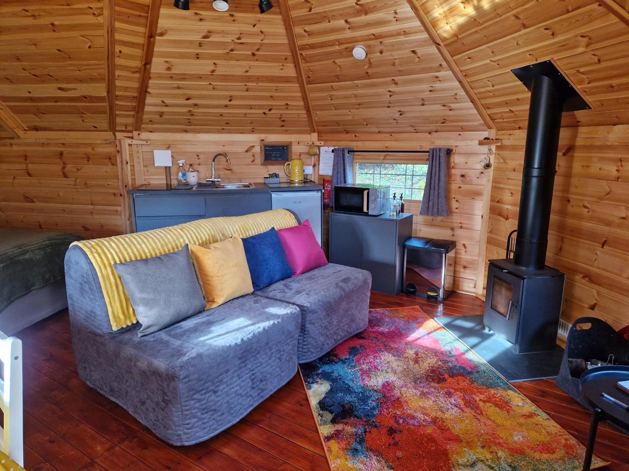 The Hive - Unique Log Cabin With Wood Burning Stove Ludchurch Exteriér fotografie