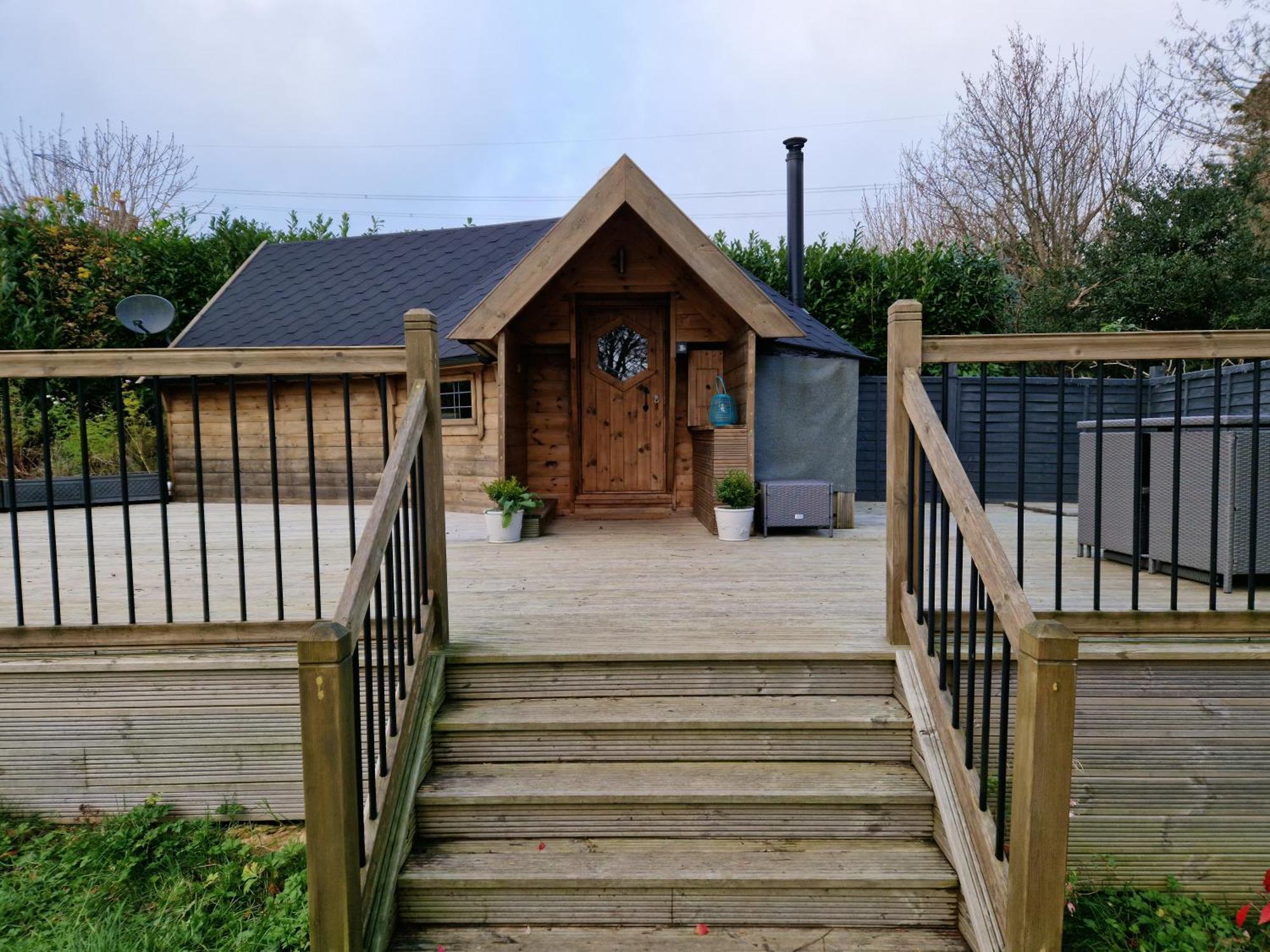 The Hive - Unique Log Cabin With Wood Burning Stove Ludchurch Exteriér fotografie